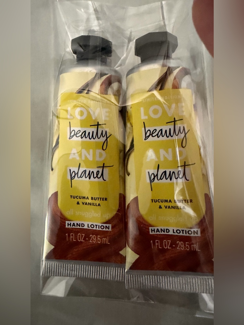 Love Beauty and Planet Tucuma Butter & Vanilla Hand Lotion - Cream/Yellow